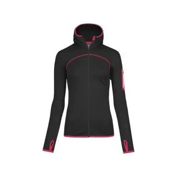 Ortovox MERINO FLEECE HOODY W black raven mikina