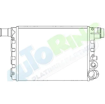 Chladič motoru Chladič vody FIAT Cinquecento (170) 1991-1999 LP.0000.1671.91-167191 - DOPRAVA ZDARMA
