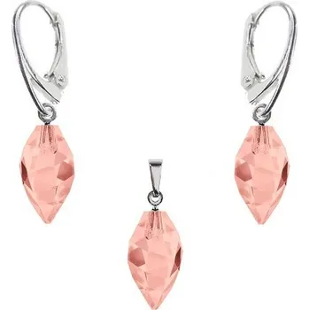 Souprava šperků Lafira stříbrná sada šperků Drop Rose 1038