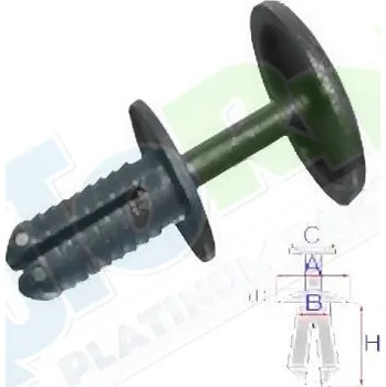 Oprava karosérie Úchytka FORD Fiesta i Courier 08.99-2002 LA.0000.8508.62-96102 - DOPRAVA ZDARMA