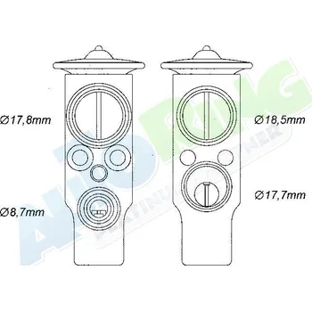 Ventil klimatizace Expanzní ventil klimatizace SMART Forfour (454) 08.03-2007 LP.0000.2883.82-288382 - DOPRAVA ZDARMA