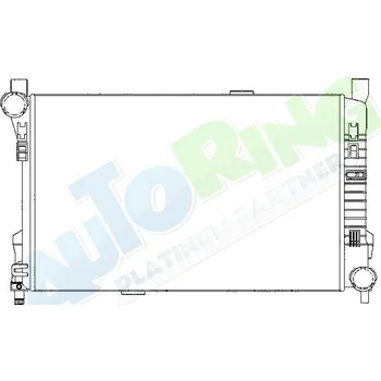 Chladič motoru Chladič vody MERCEDES C Class (W203) 04.00-02.07 LP.0000.1787.28-178728 - DOPRAVA ZDARMA