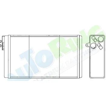 Výměník tepla Radiátor topení OPEL Senator A i B 03.78-08.93 LP.0000.1975.99-197599 - DOPRAVA ZDARMA