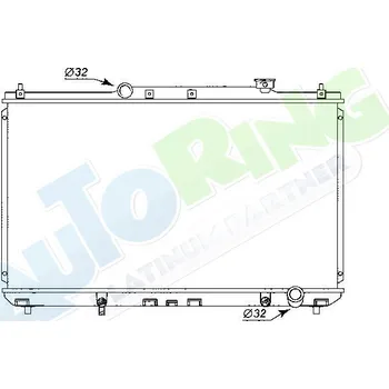 Chladič motoru Chladič vody TOYOTA Camry (SXV20,MCV20) 1999-10.01 LP.0000.1620.81-189456 - DOPRAVA ZDARMA