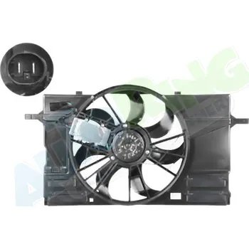 Ventilátor topení a klimatizace Ventilátor s krytem / úchytem - sahara VOLVO S40,V50 (MS,MW) 03.07-04.12 LP.0000.2512.21-262840 - DOPRAVA ZDARMA