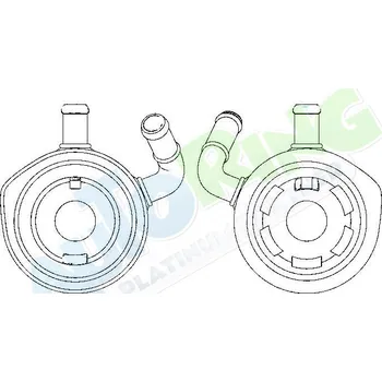 Chladič motoru Chladič oleje RENAULT Modus (F,JP0) 2005-10.07 LP.0000.2211.70-222490 - DOPRAVA ZDARMA