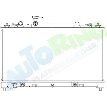 Chladič motoru Chladič vody MAZDA 6 (GH) 10.07-11.12 LP.0000.1701.26-170126 - DOPRAVA ZDARMA
