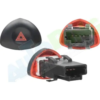 Spínač výstražných světel RENAULT Clio 2 (B0,1,2) 08.98-05.01 LP.0000.0799.04-79974 - DOPRAVA ZDARMA