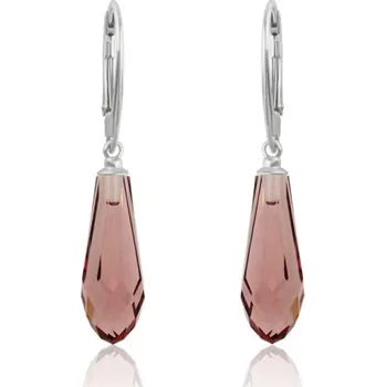 Náušnice Lafira stříbrné náušnice Pure Rose 1072