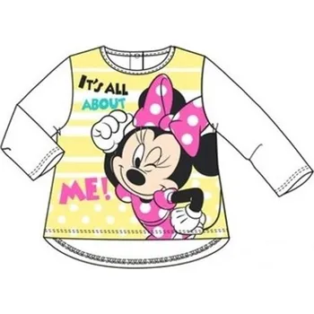 Dívčí tričko Dívčí tričko Minnie Mouse bílo-žluté vel.6M
