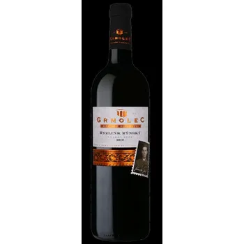 Víno Grmolec Ryzlink rýnský 2021 pozdní sběr 0,75 l polosuché bílé víno