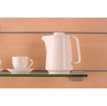 Nábytkové kování Držák skleněných polic - skleněná police 10x120x600 mm