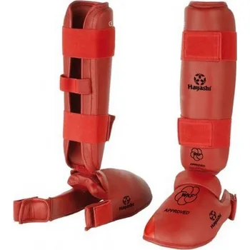 Motocyklový chránič CHRÁNIČ HOLEŇ A BOTIČKA HAYASHI WKF RED Barva: Červená, Velikost: M