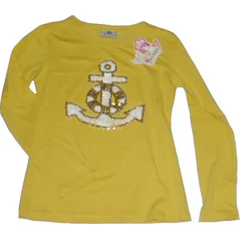 Dívčí tričko Dívčí tričko žluté kotva vel.152/158