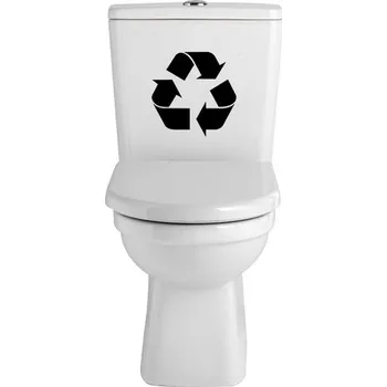 Samolepící dekorace Samolepka na WC Recyklace (dekorace do bytu)