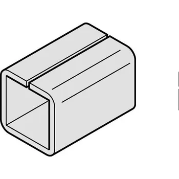 Dveřní kování Převodové pouzdro pro kolík z 8 na 8,5 mm, pozinkovaná ocel