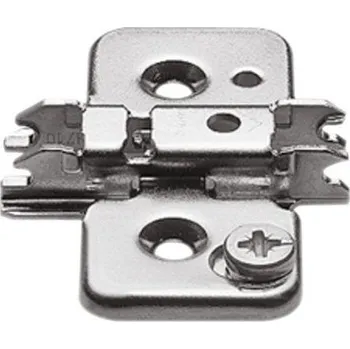 Nábytkové kování Křížová montážní podložka s excentrem Blum Clip top, 173H7100 zvýšení 0 mm