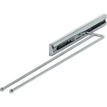 Nábytkové kování Držák na utěrky výsuvný délka 325 mm , dvojramenný