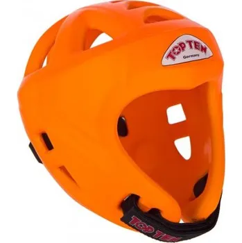 Chránič hlavy na box a bojový sport PŘILBA TOP TEN AVANTGARDE ORANŽOVÁ Barva: Oranžová, Velikost: L