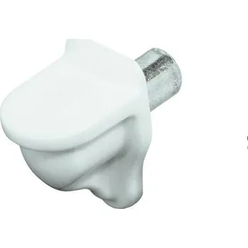 Podpěrka polic z plastu pro otvor Ø 5mm transparentní