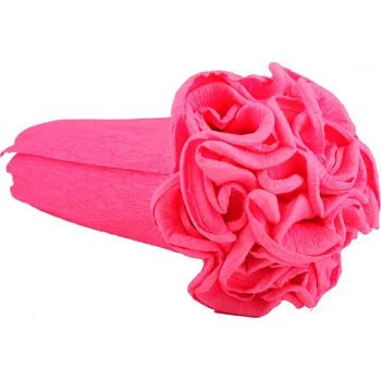 Krepový papír Krepový kornout 25cm x 2,5m 554-RŮŽOVÁ