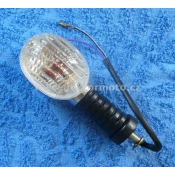 Směrový světlomet Blikač oválný, čiré sklo