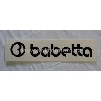 Samolepicí dekorace na vozidlo Nálepka BABETTA - černá 135x25