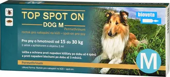 Antiparazitikum pro psa Bioveta Top Spot On Dog