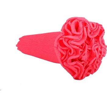Krepový papír Krepový kornout 25cm x 2,5m 601-RŮŽOVÁ