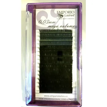 Péče o řasy a obočí Řasy objemové extra černé MEGA VOLUME EXTRA BLACK - 0,03 EMPORIO Lashes