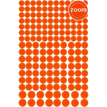 samolepka samolepky circle NEON ORANGE