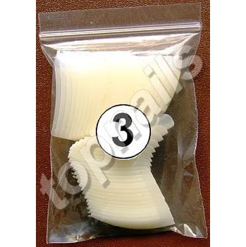 TIPY 20ks mléčné / přírodní - SQUARE NAIL (šlp) -na doplnění č. 3