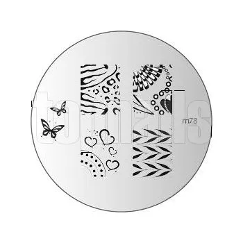 Přípravek na nehty image plate m78 KONAD