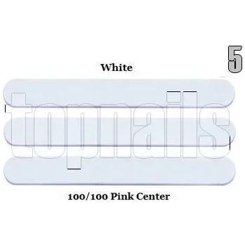 Pilník FIVE 100/100 rovný bílý