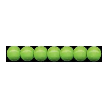 Dětské navlékací korálky Dřevěné korálky lakované 12mm, 35ks - zelená světlá