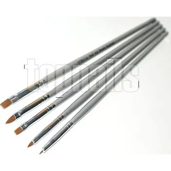 sada NAIL ART štětců - 5pack SILVER