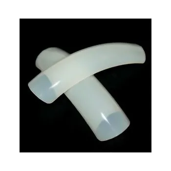 Umělé nehty TIPY 20ks LONG - gold finger - mléčné / přírodní