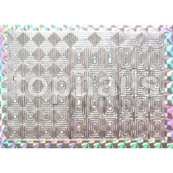 samolepka samolepky "CUBE" silver