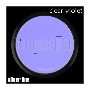 Umělé nehty SILVER LINE - CLEAR VIOLET 30g (SL violet gel)