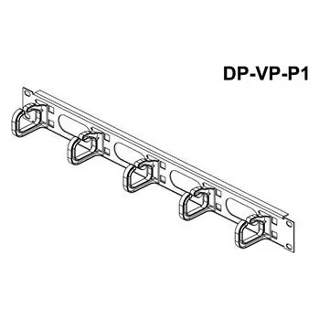 Racková skříň CONTEG Váz. panel,1U,19"jednostr.,40x50mm 9005