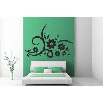 Samolepící dekorace Samolepka na zeď Květinový ornament 2 (dekorace na zeď)