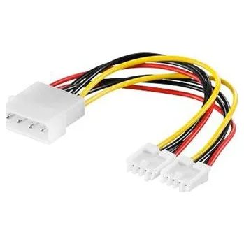 Kabel do PC PremiumCord Kabel napájecí HDD, FDD 5,25"-2x3,5"