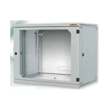 Racková skříň CONTEG 19",v9U(491mm),h.600mm,š.600mm,OPTI,7035 šedá