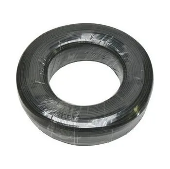 Kabel PremiumCord Kabel telefonní 4 žíly 100m černý