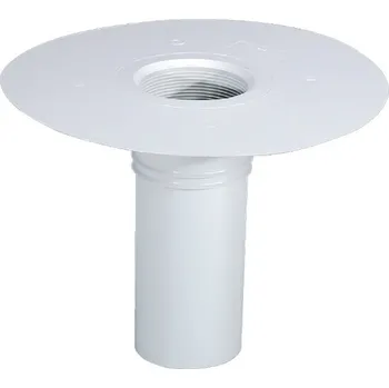 Střešní vpusť PVC H240 DN90 mm (odvodnění plochých střech z měkčeného PVC)