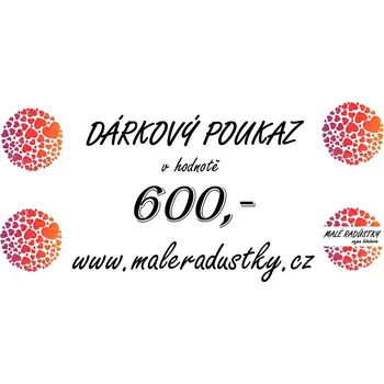 Dárkový potravinový koš Dárkový poukaz v hodnotě 600,-