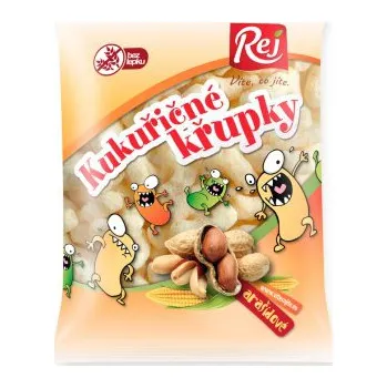 Rej Kukuřičné křupky 90 g, arašídové