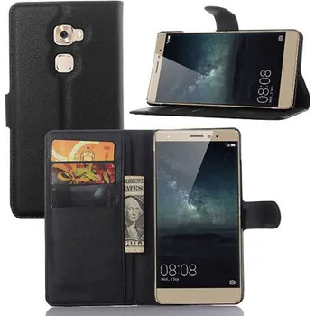 Pouzdro na mobilní telefon HUAWEI MATE S - pouzdro (kryt obal) peněženka se stojánkem - černé