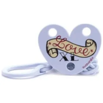 dudlíky Klip LOVE – SUAVINEX modrý Love