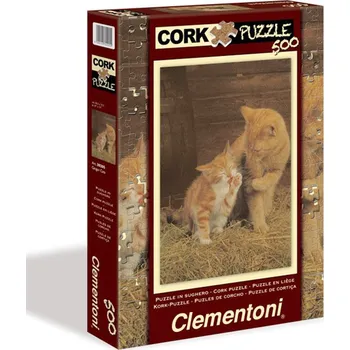 Puzzle Clementoni Puzzle Korkové Kočky 500 dílků